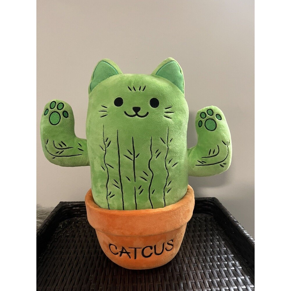 Catcus Cat Stuffed Animal Plush Toy Large 16” Whimsical Alexandra Brodt NWOT